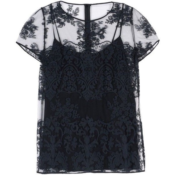 Burberry | Tops | Burberry Prorsum Lace Top | Poshmark